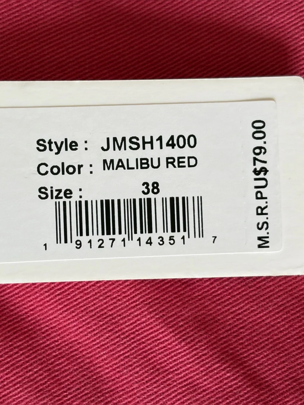 Johnnie-O Shorts Mens 38 Performance Chino Stretch Golf Flat Front Preppy NWT
